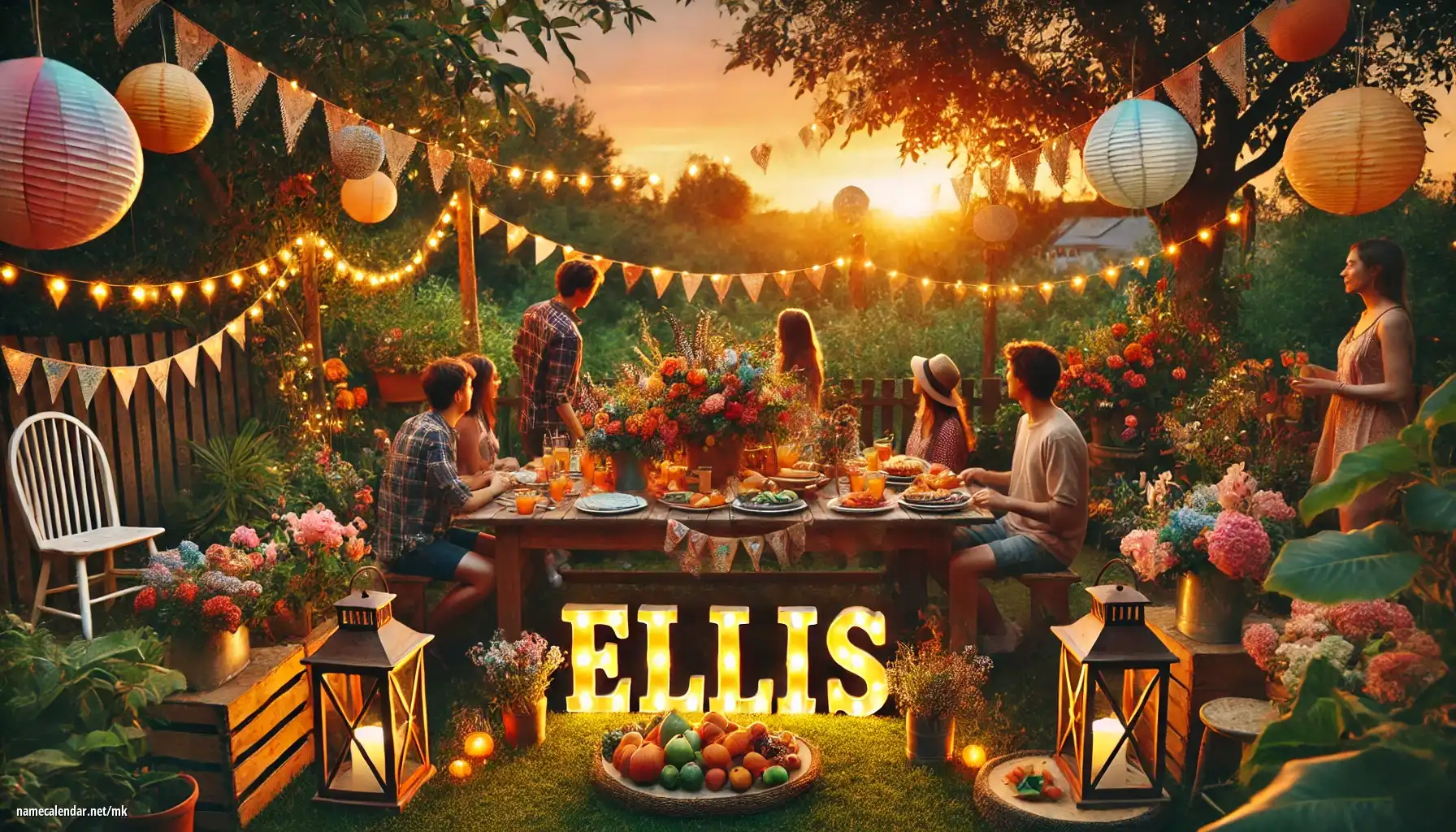 Прослава на именден и име - Ellis