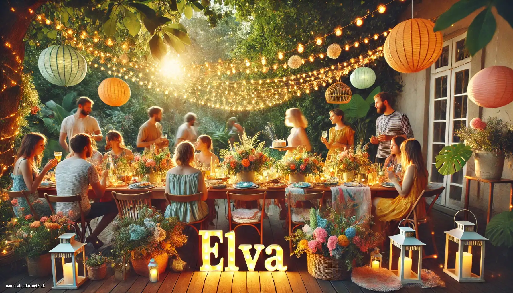 Прослава на именден и име - Elva