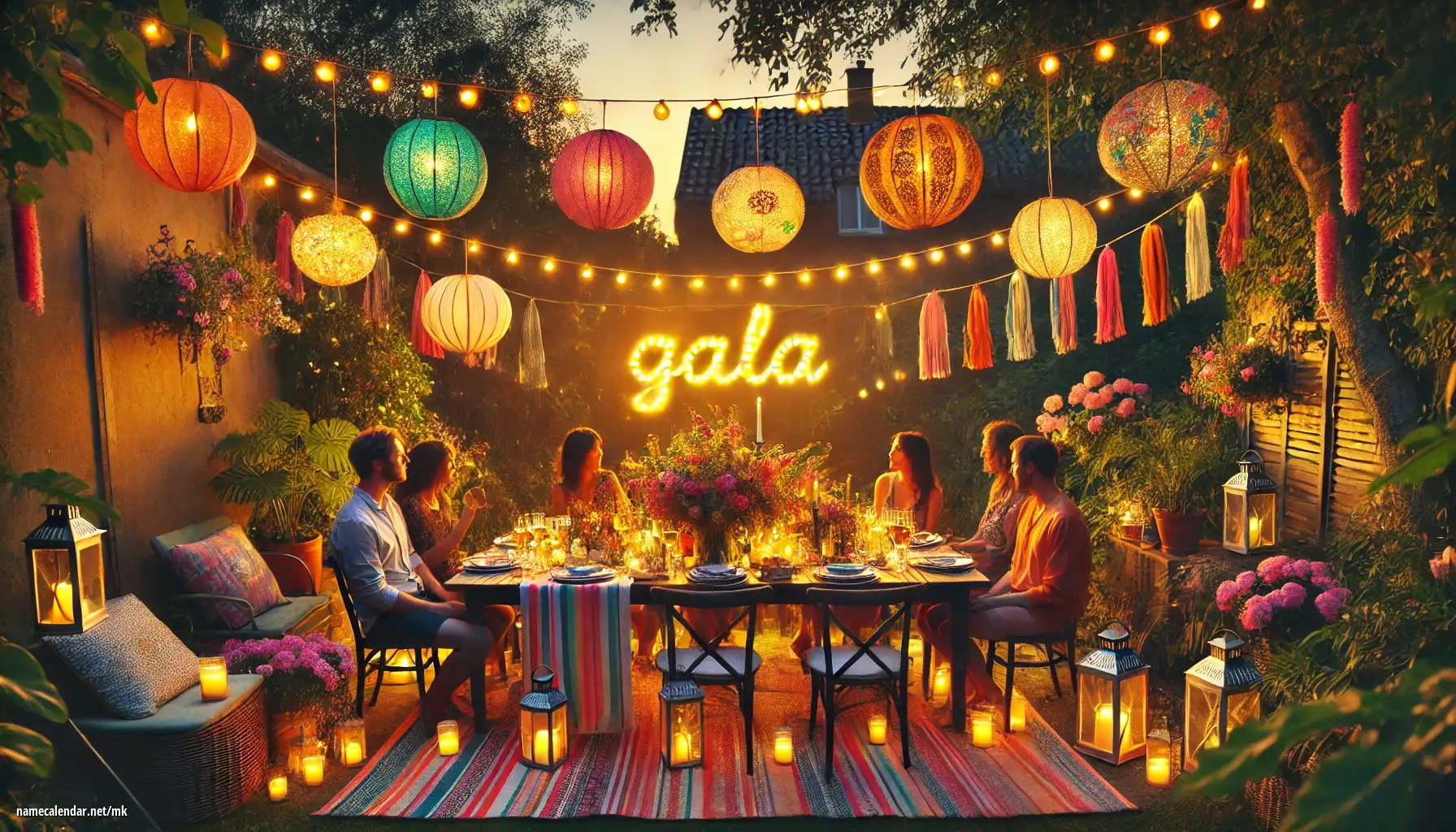 Прослава на именден и име - Gala