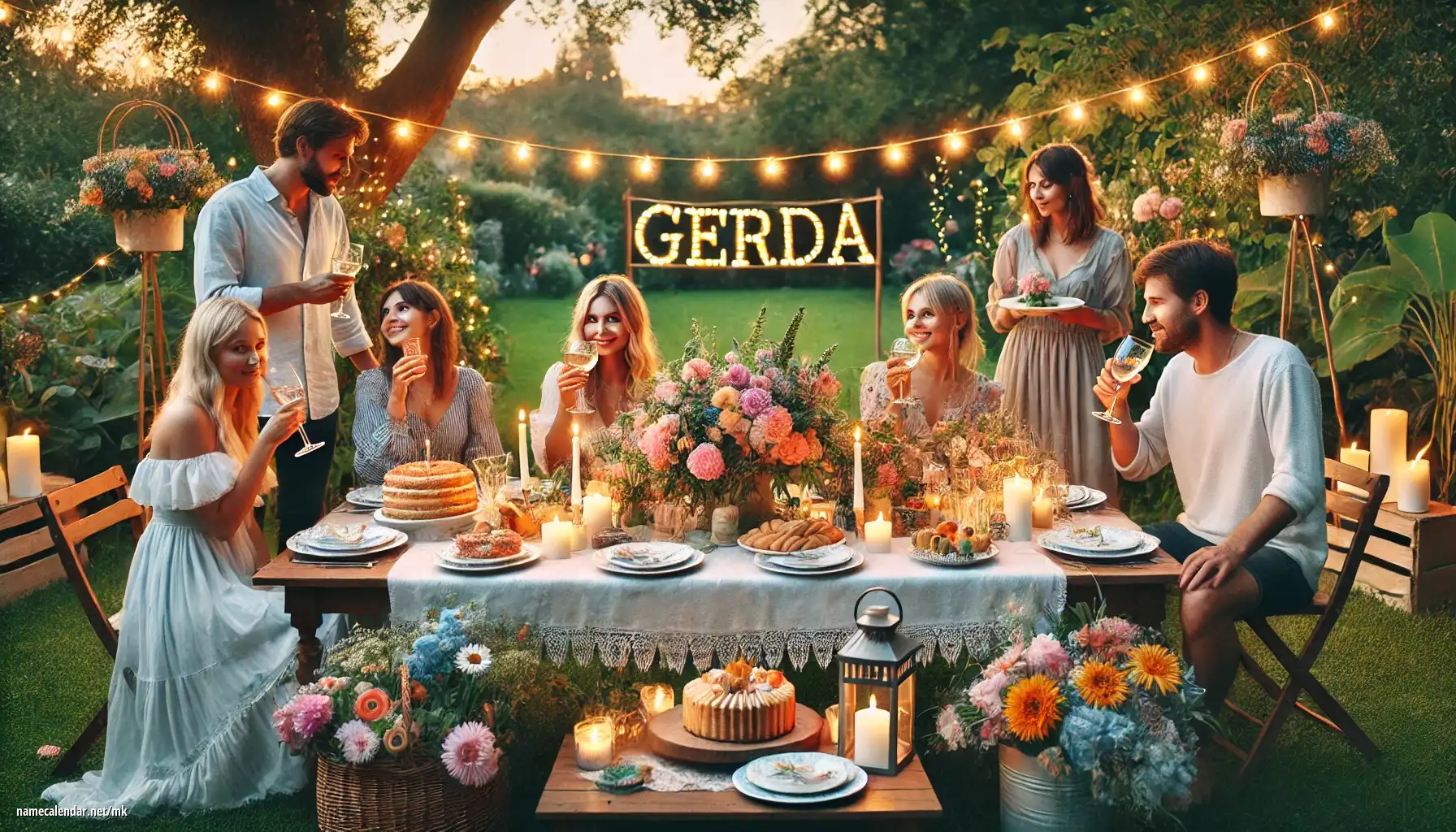 Прослава на именден и име - Gerda