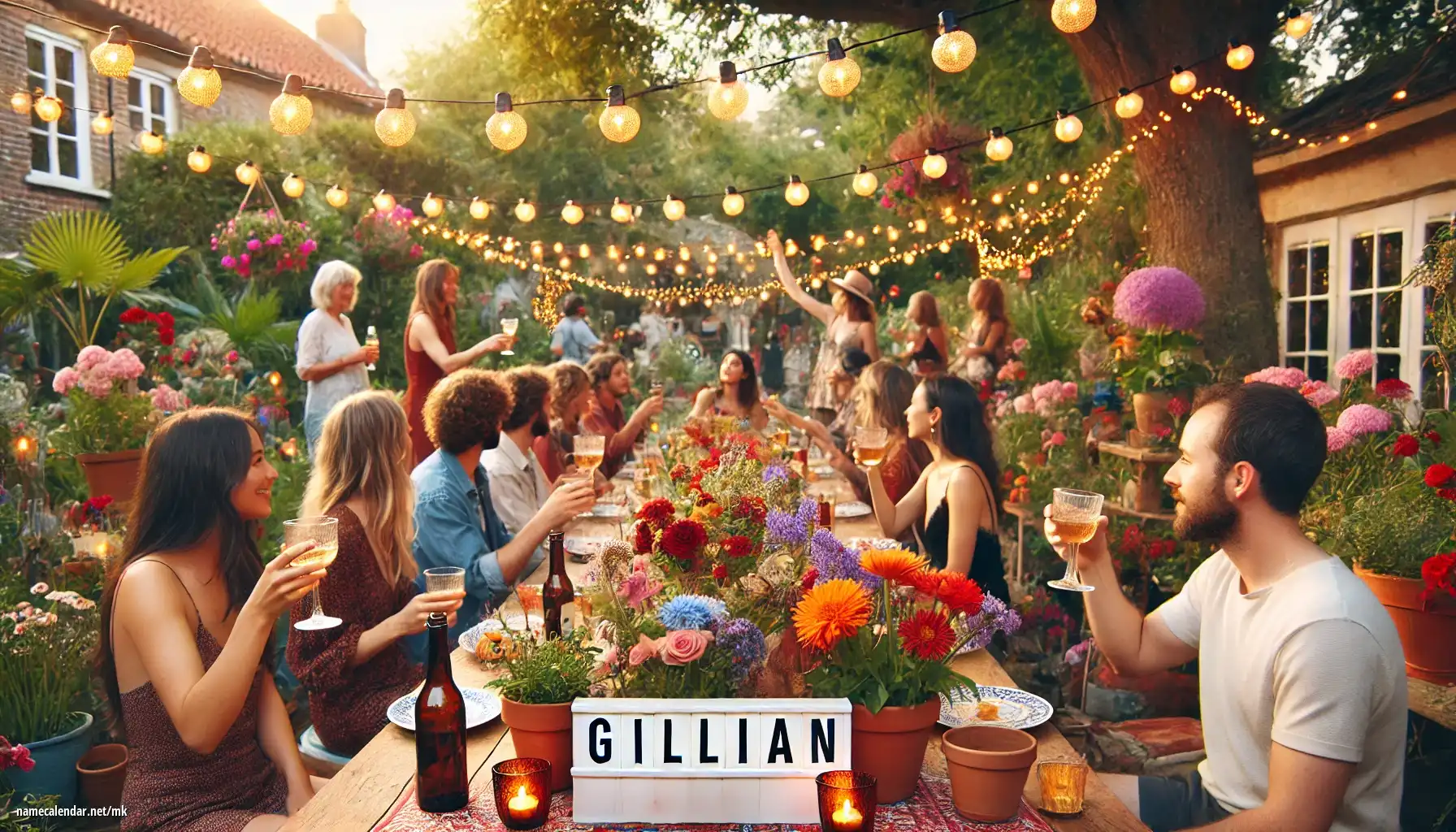 Прослава на именден и име - Gillian