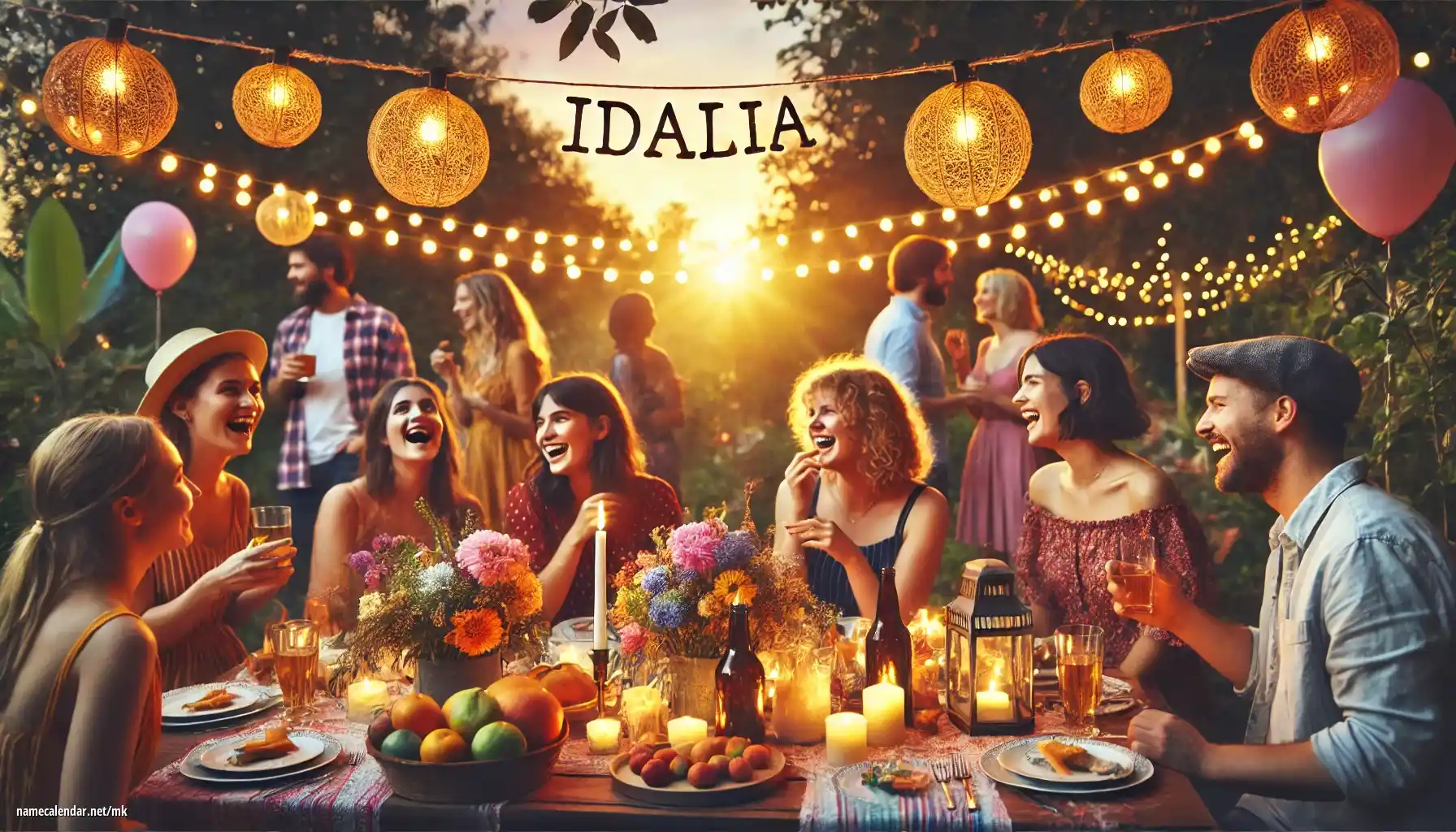 Прослава на именден и име - Idalia