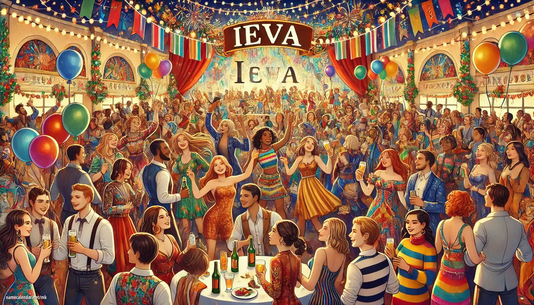 Прослава на именден и име - Ieva