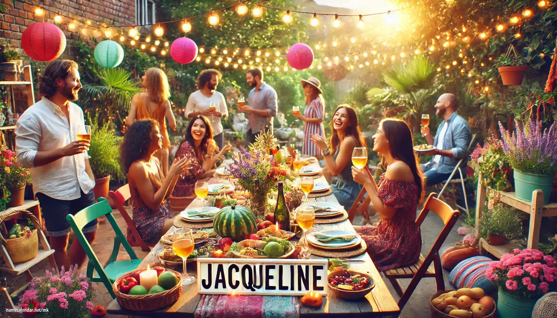 Прослава на именден и име - Jacqueline