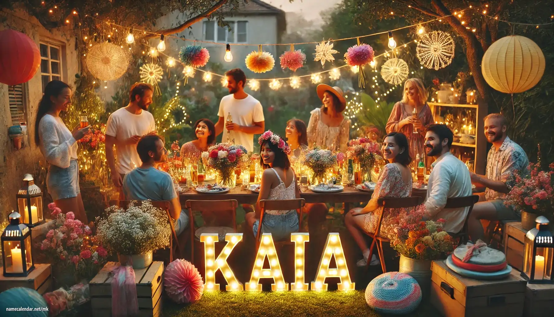 Прослава на именден и име - Kaia