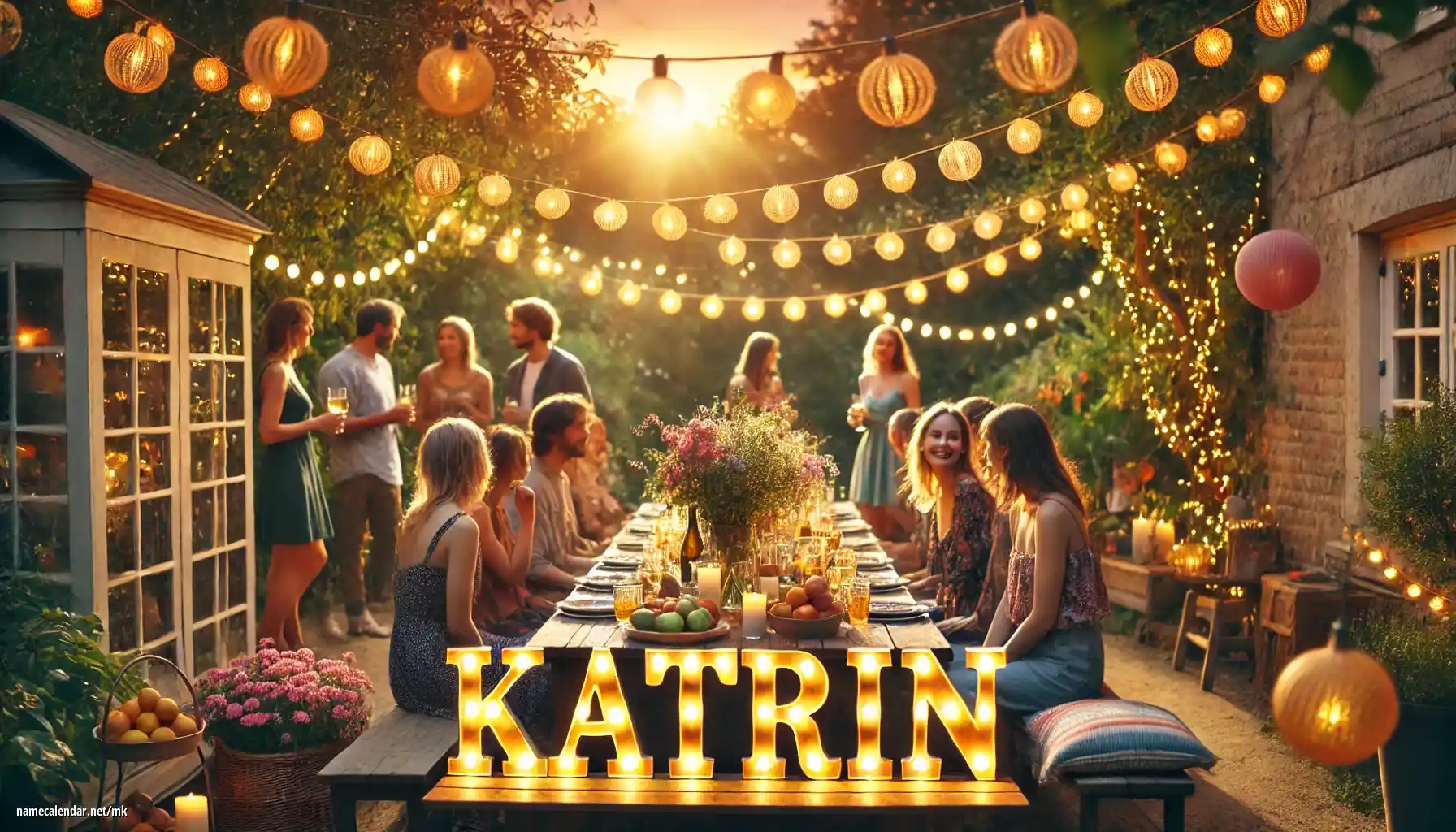 Прослава на именден и име - Katrin