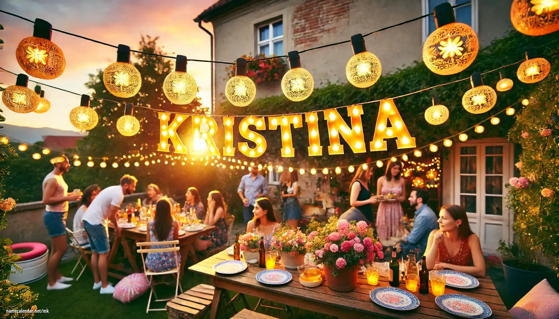 Прослава на именден и име - Kristína