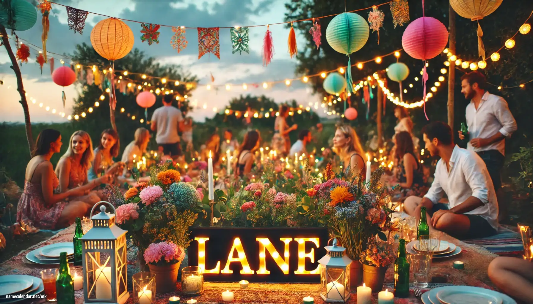 Прослава на именден и име - Lane