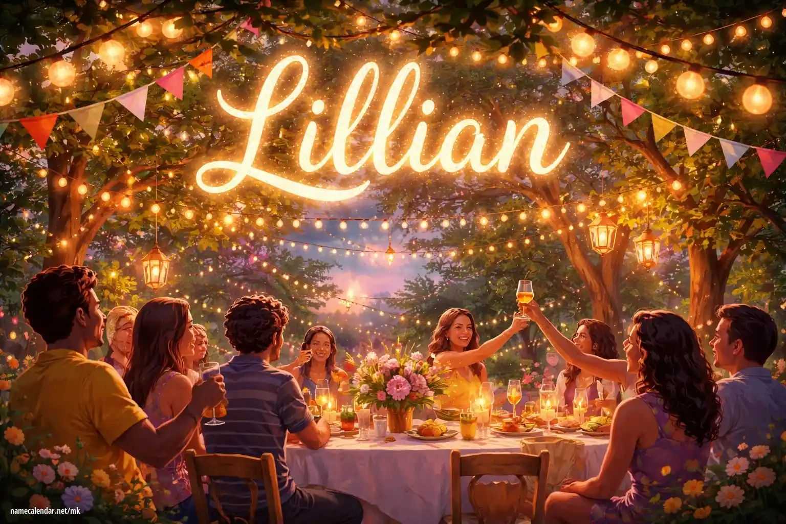 Прослава на именден и име - Lillian