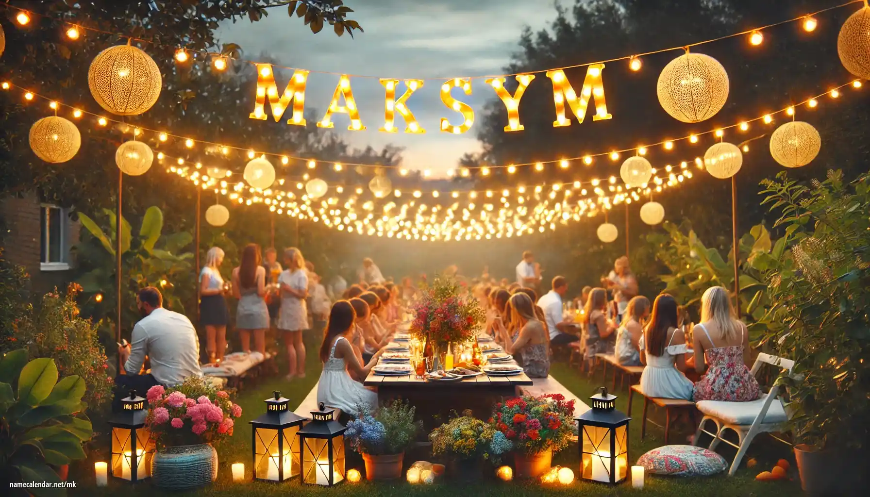 Прослава на именден и име - Maksym