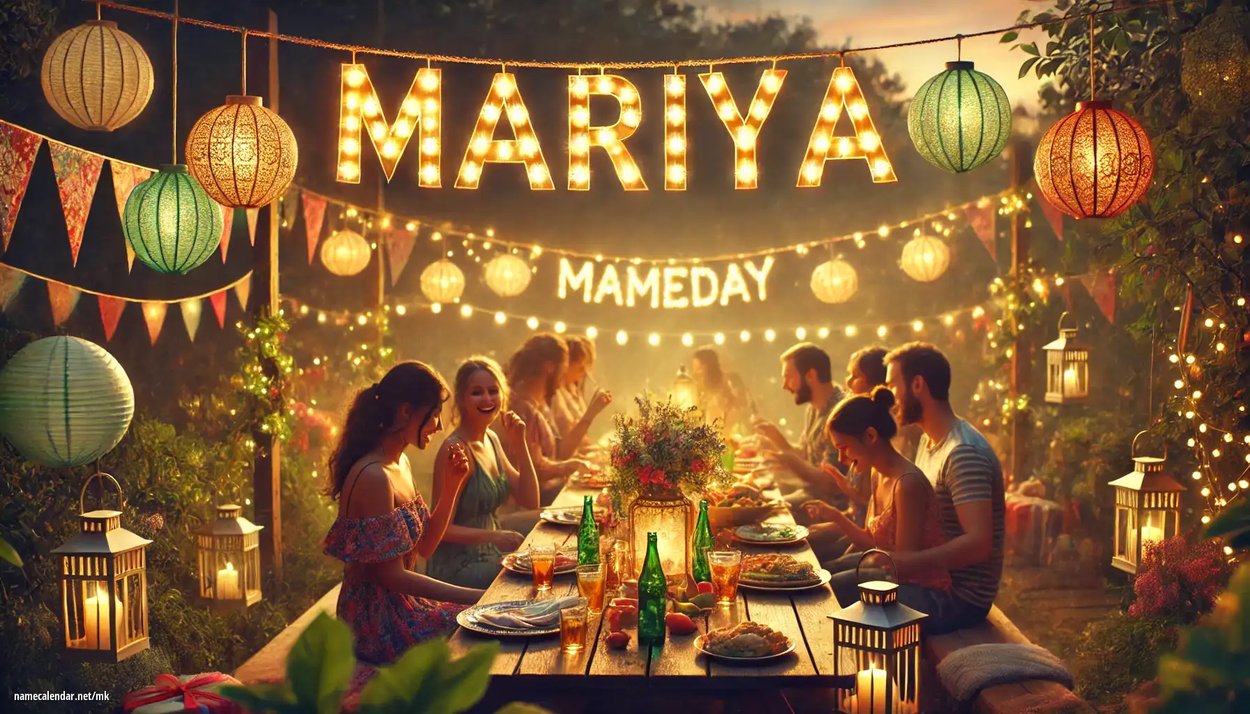 Прослава на именден и име - Mariya