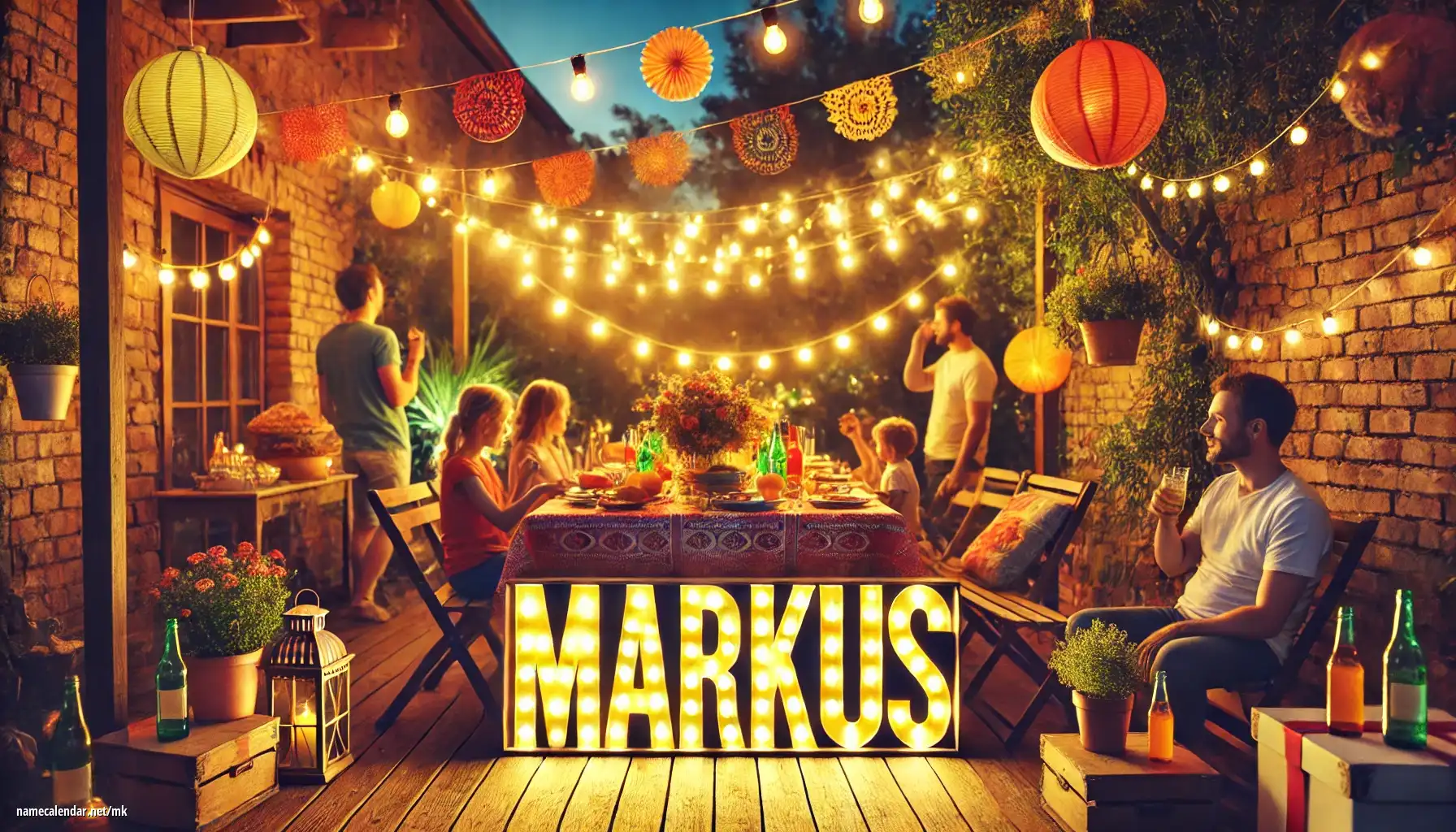 Прослава на именден и име - Markus