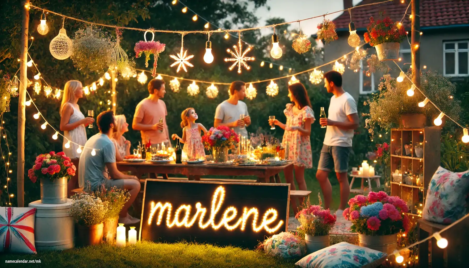 Прослава на именден и име - Marlene