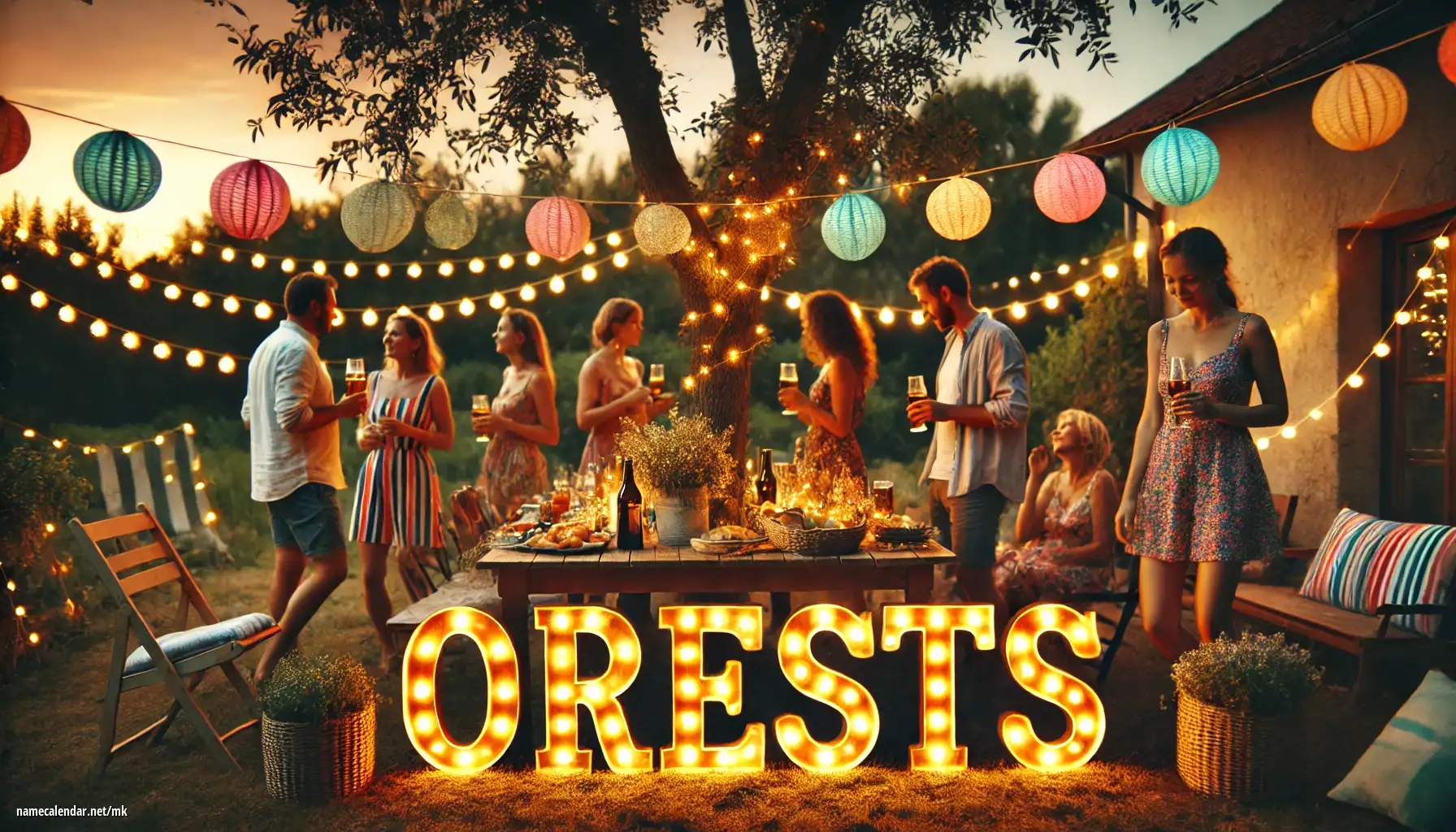 Прослава на именден и име - Orests