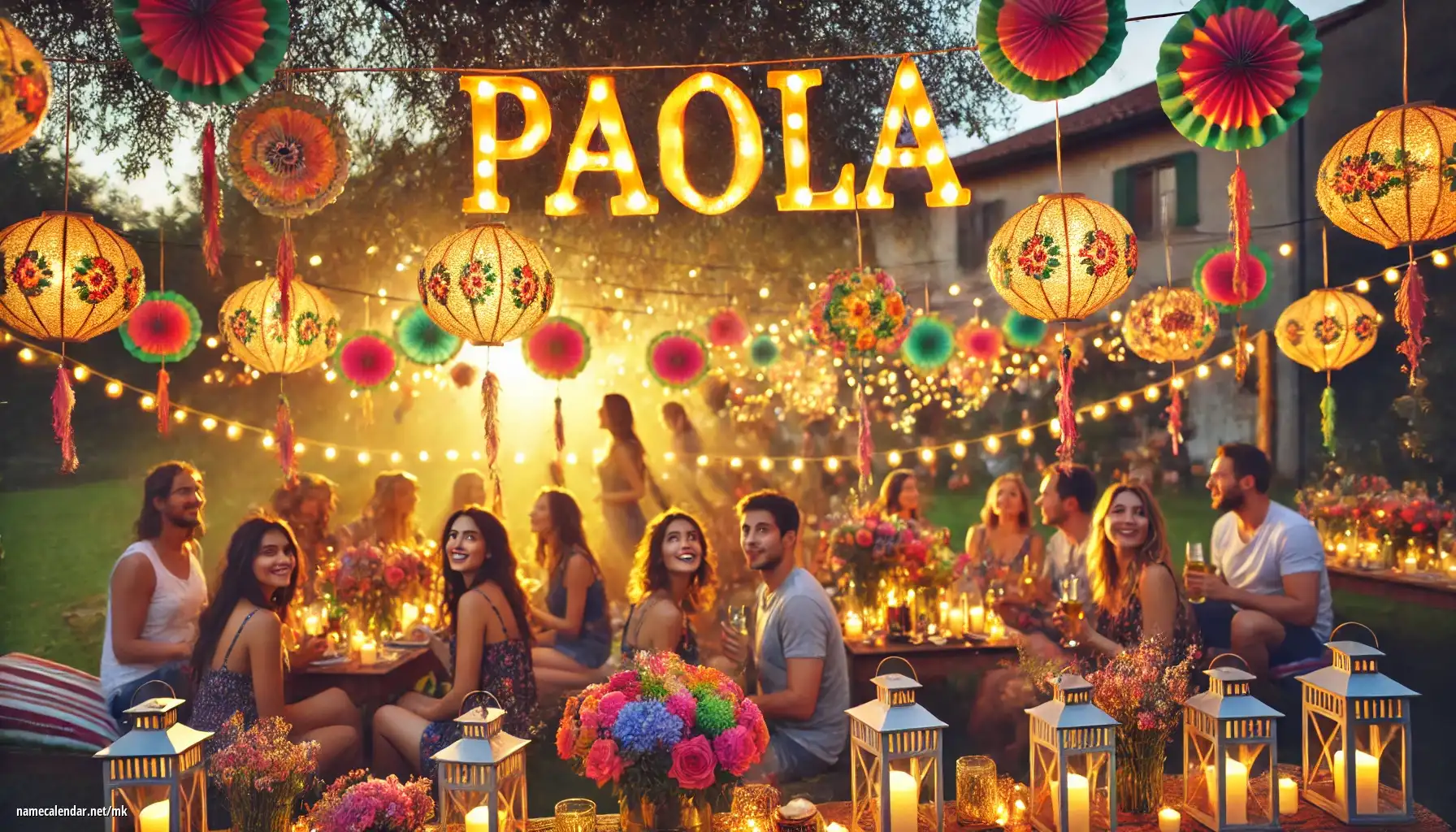 Прослава на именден и име - Paola