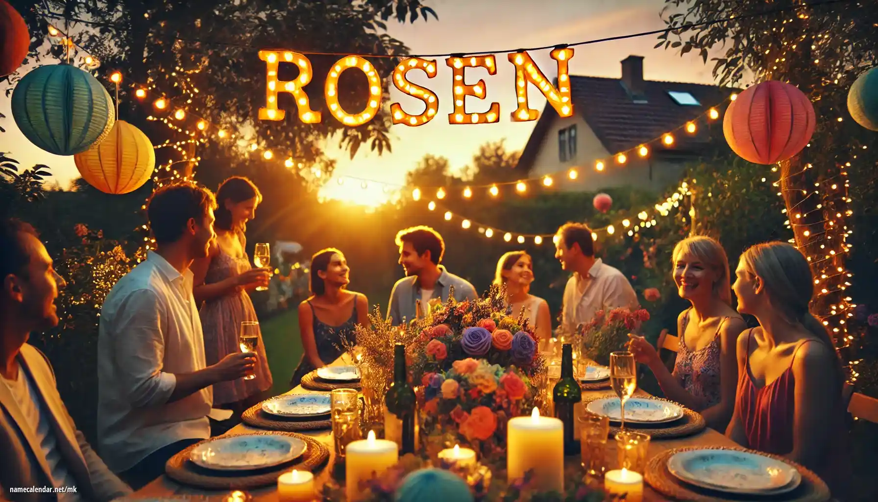 Прослава на именден и име - Rosen