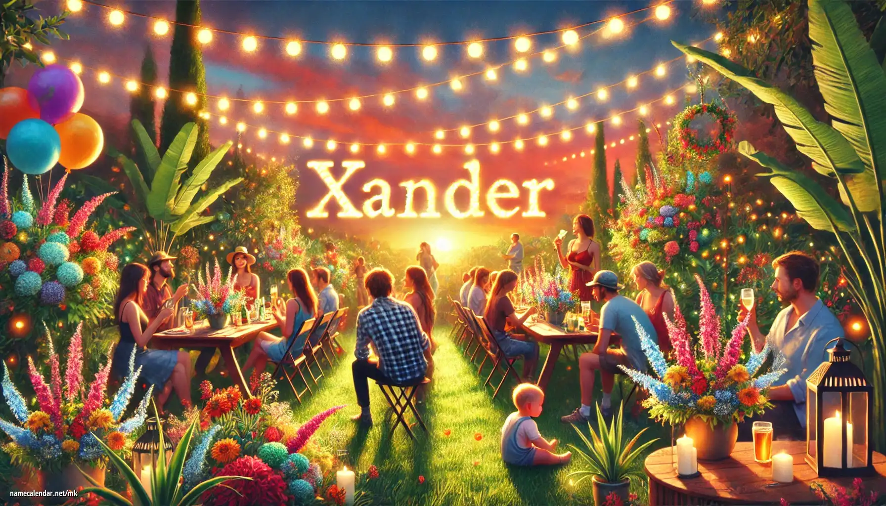 Прослава на именден и име - Xander