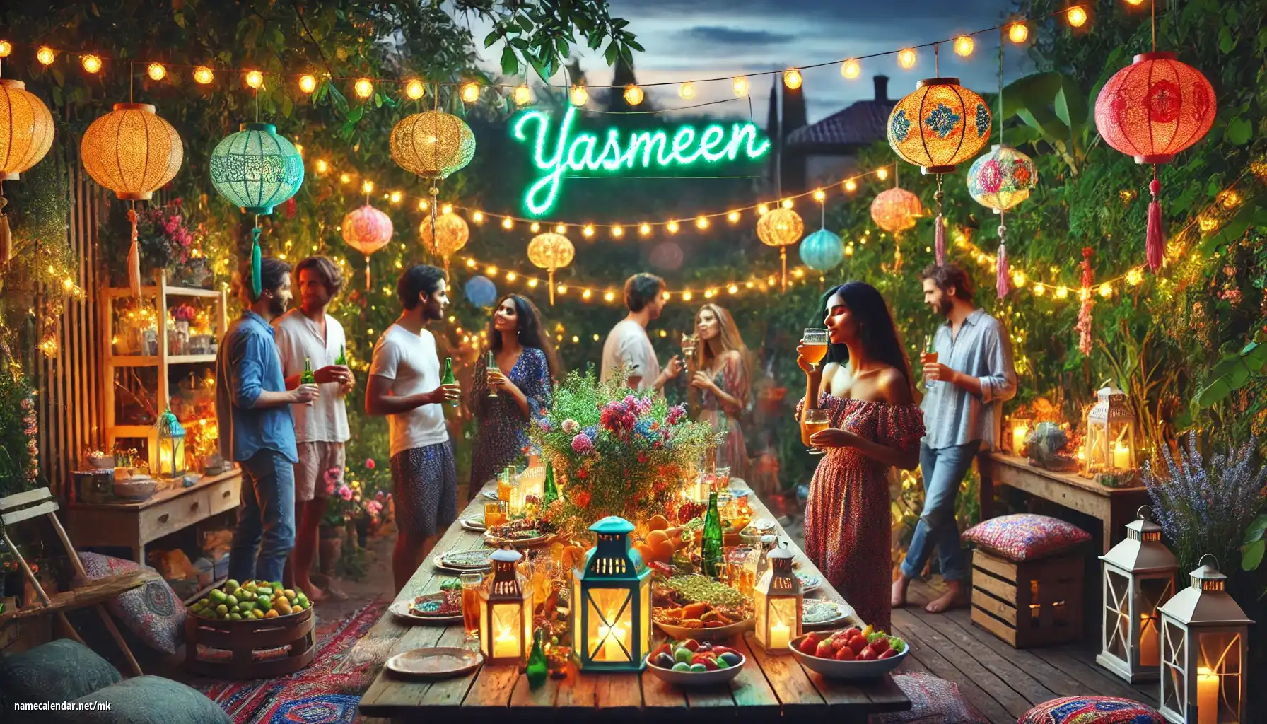 Прослава на именден и име - Yasmeen