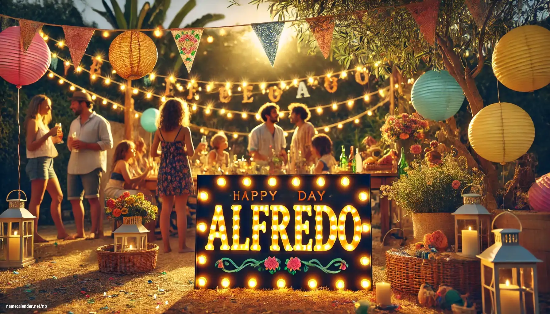 Feiring av navnedag og navn - Alfredo