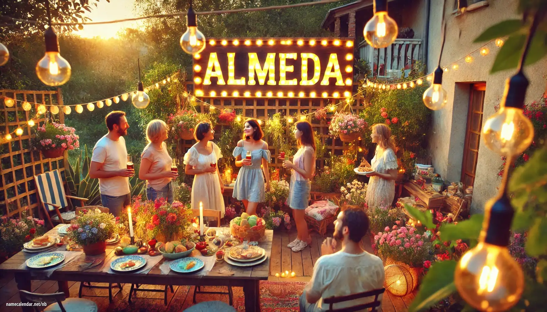 Feiring av navnedag og navn - Almeda