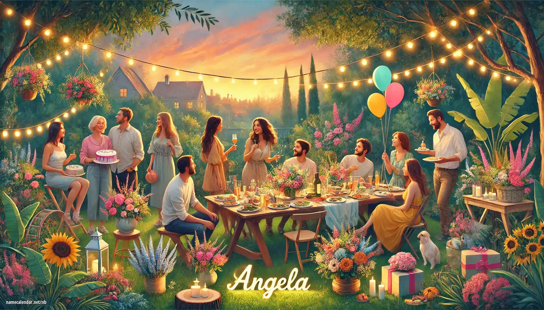 Feiring av navnedag og navn - Angela