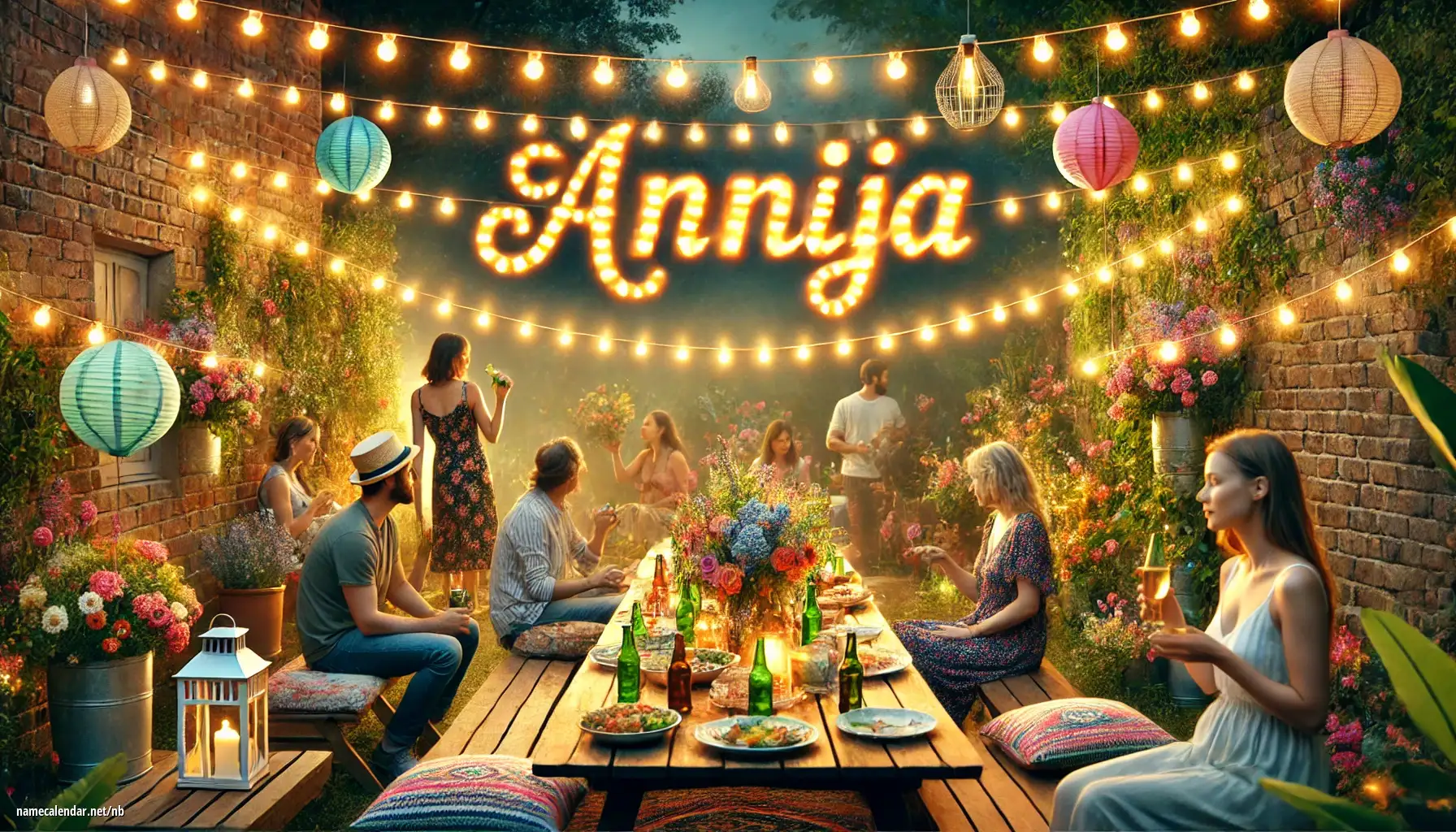 Feiring av navnedag og navn - Annija