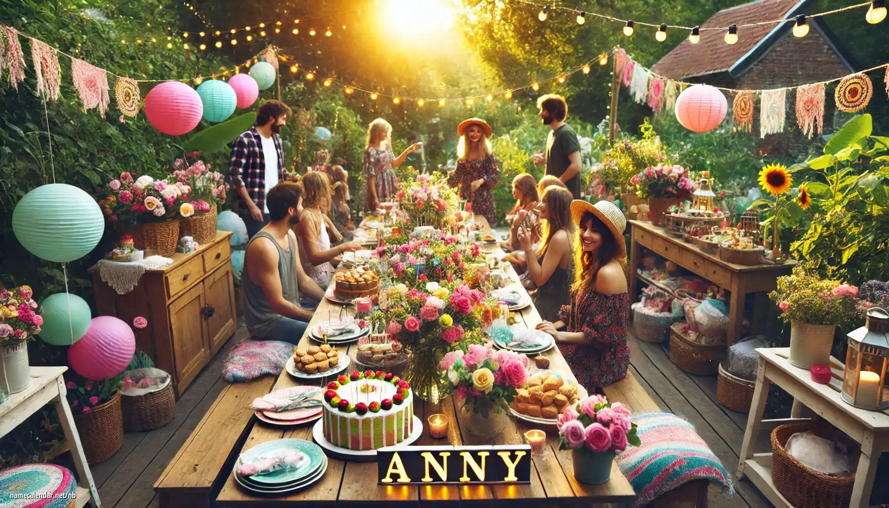 Feiring av navnedag og navn - Anny