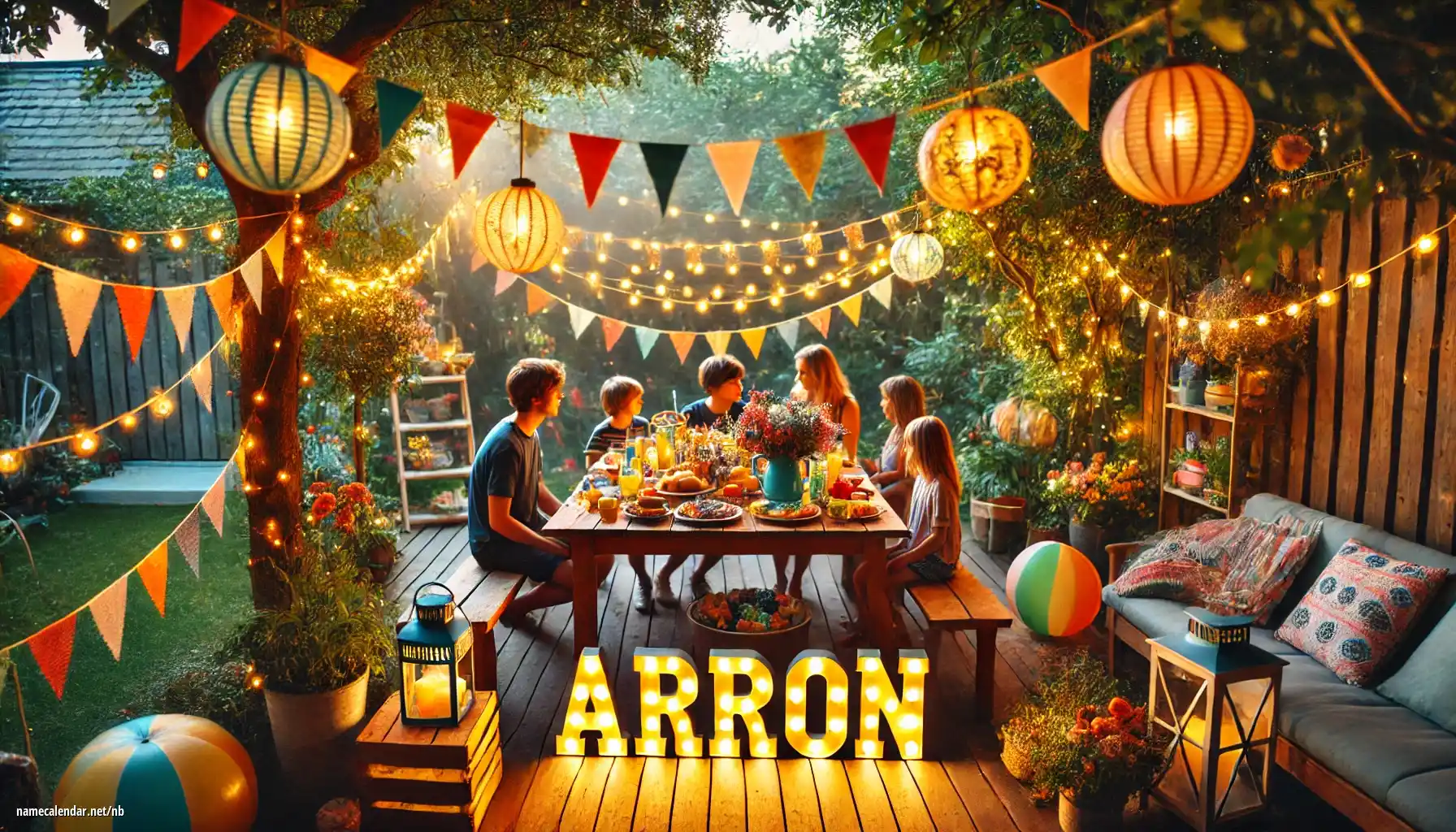 Feiring av navnedag og navn - Arron