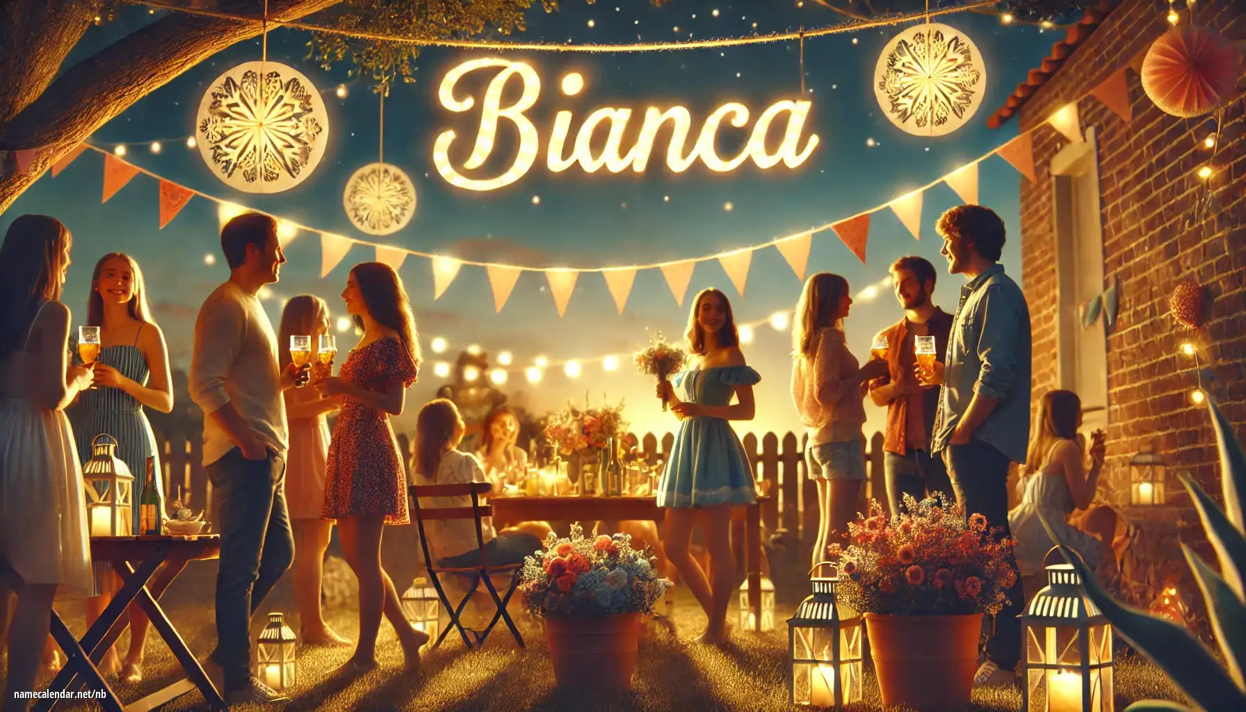 Feiring av navnedag og navn - Bianca