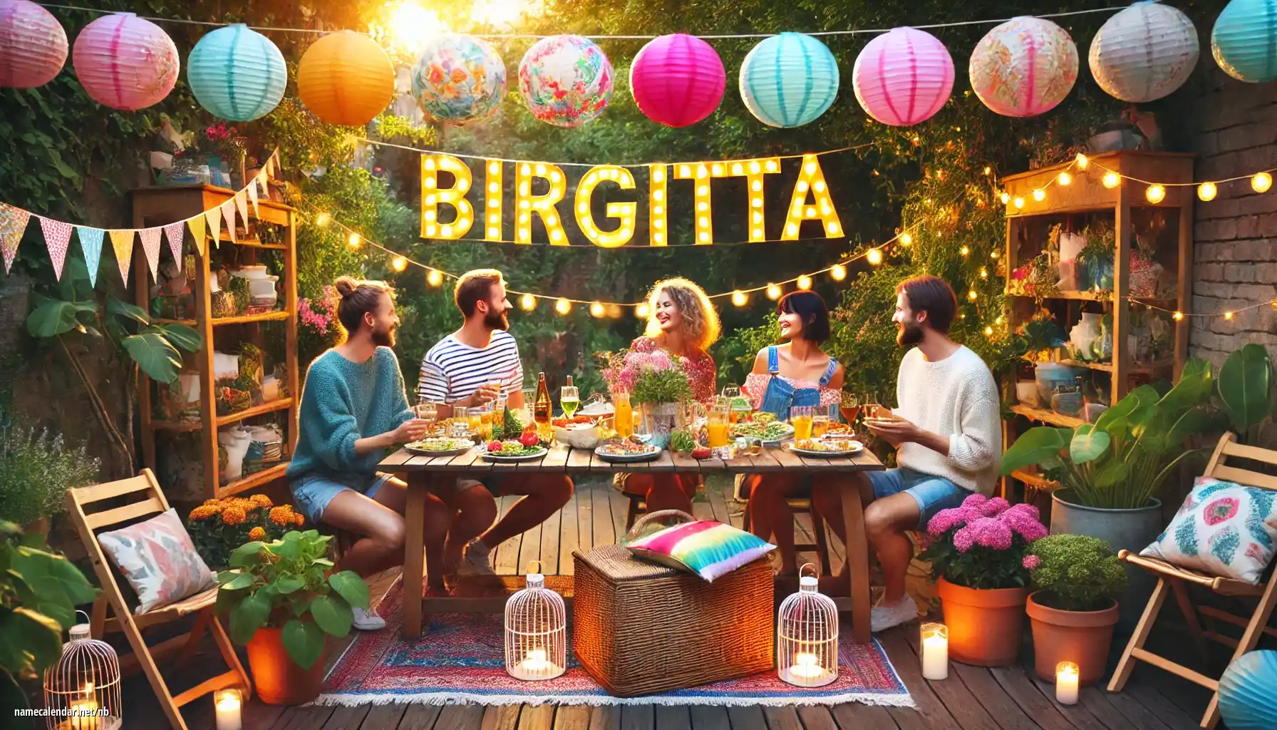 Feiring av navnedag og navn - Birgitta