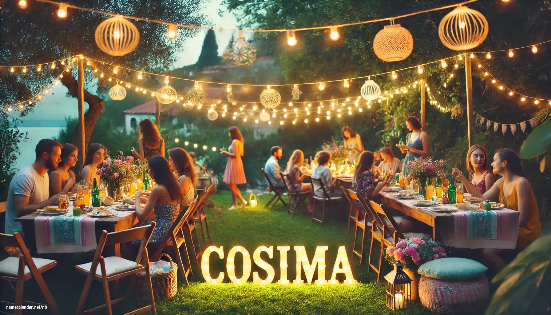 Feiring av navnedag og navn - Cosima