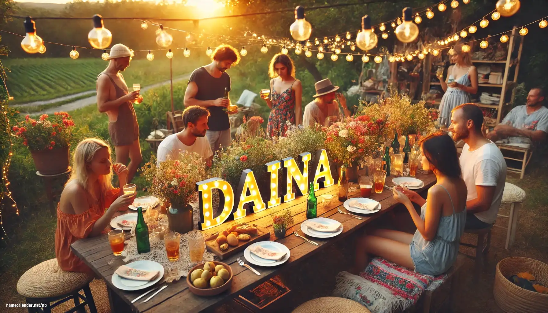 Feiring av navnedag og navn - Daina