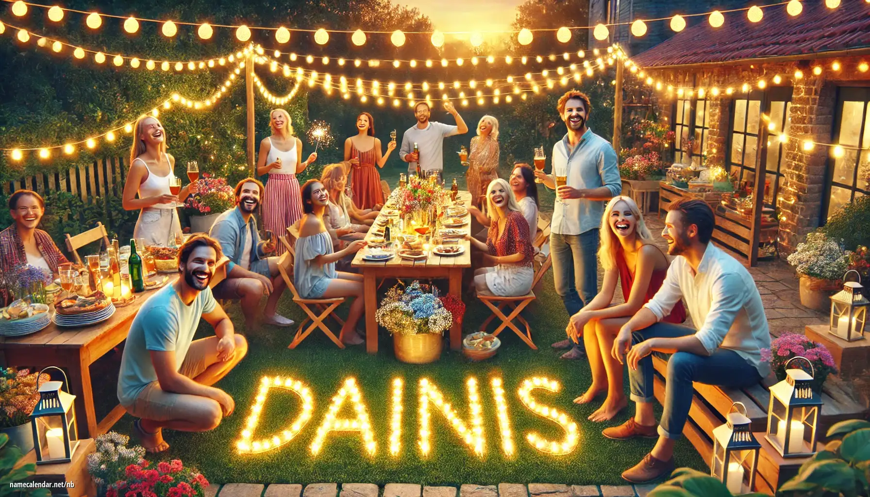 Feiring av navnedag og navn - Dainis