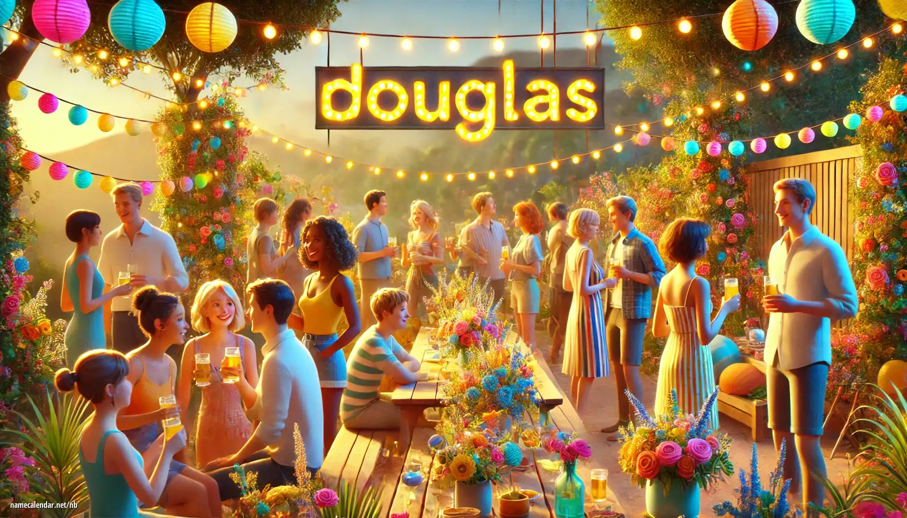 Feiring av navnedag og navn - Douglas