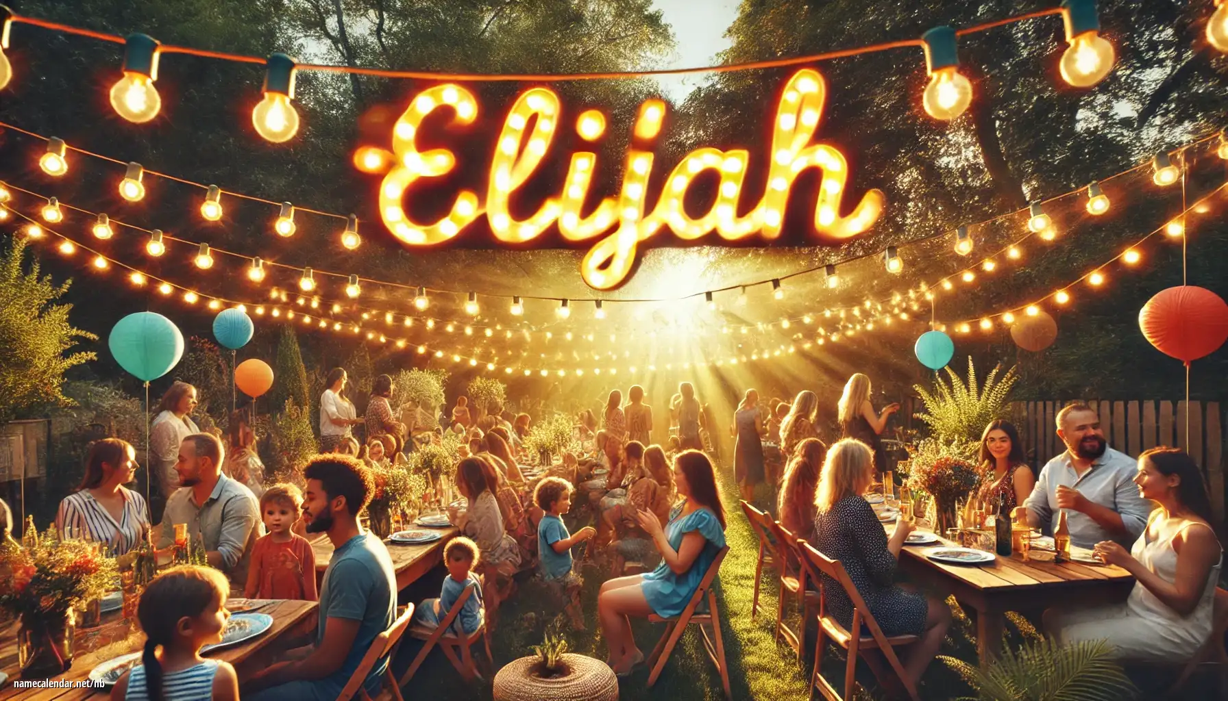 Feiring av navnedag og navn - Elijah