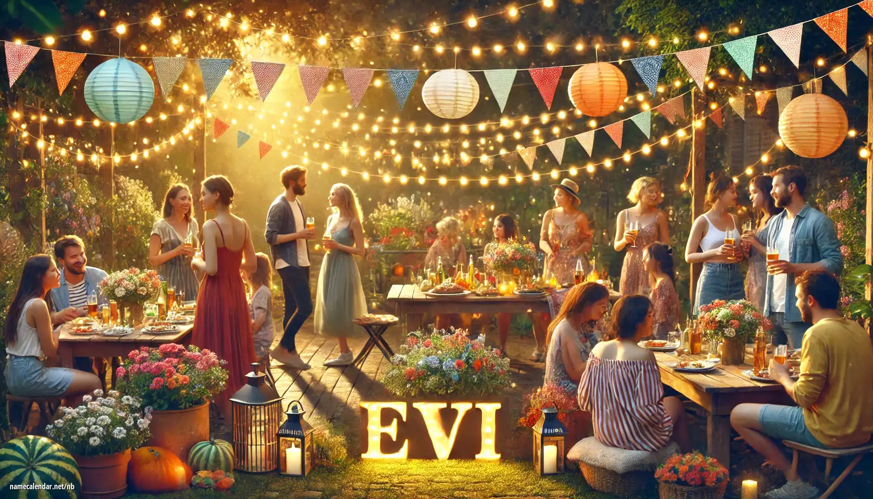 Feiring av navnedag og navn - Evi