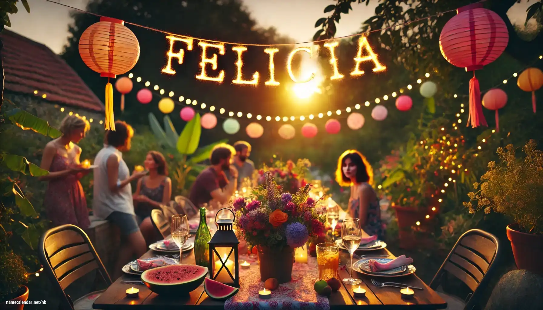 Feiring av navnedag og navn - Felicia