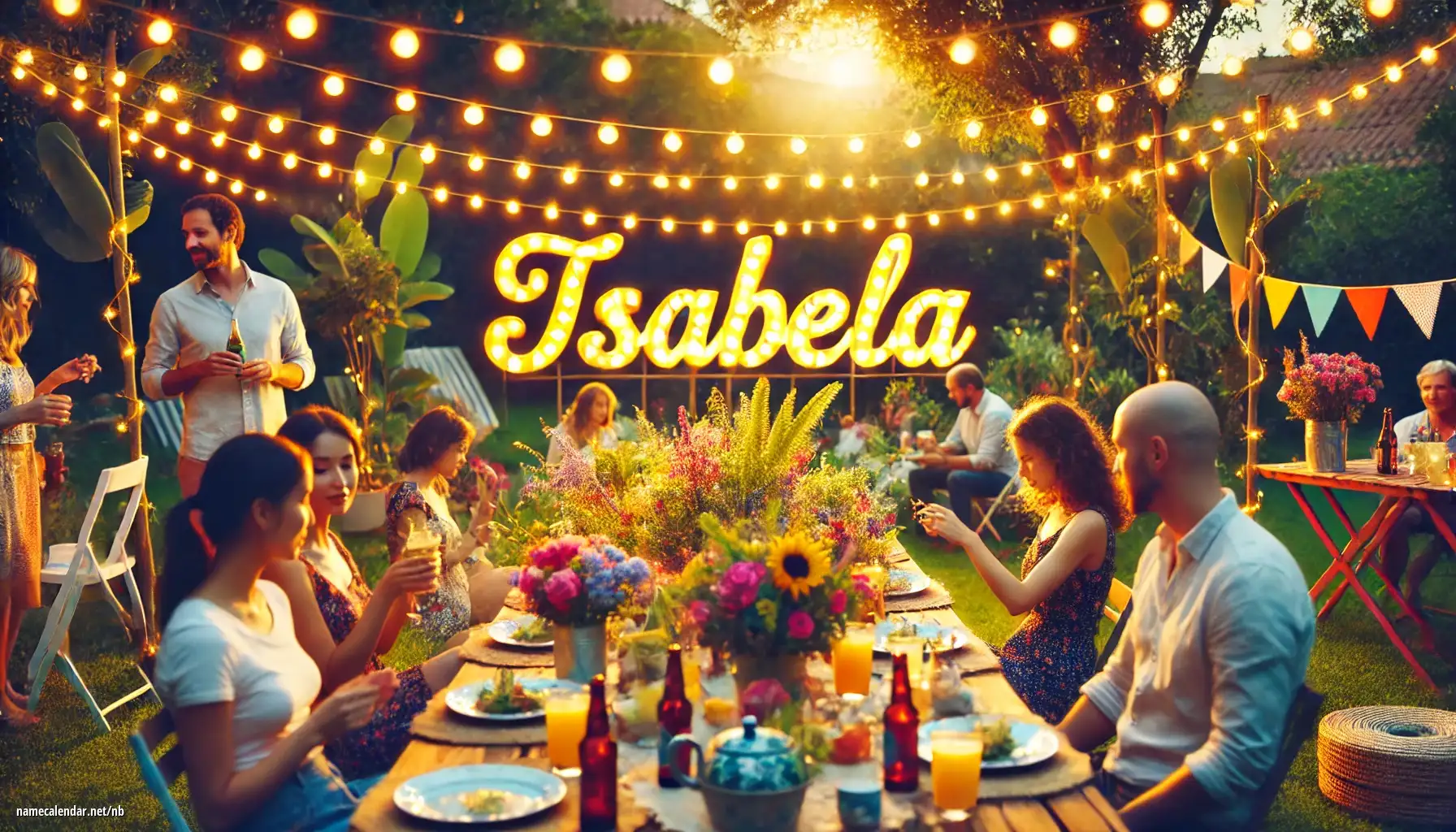 Feiring av navnedag og navn - Isabela