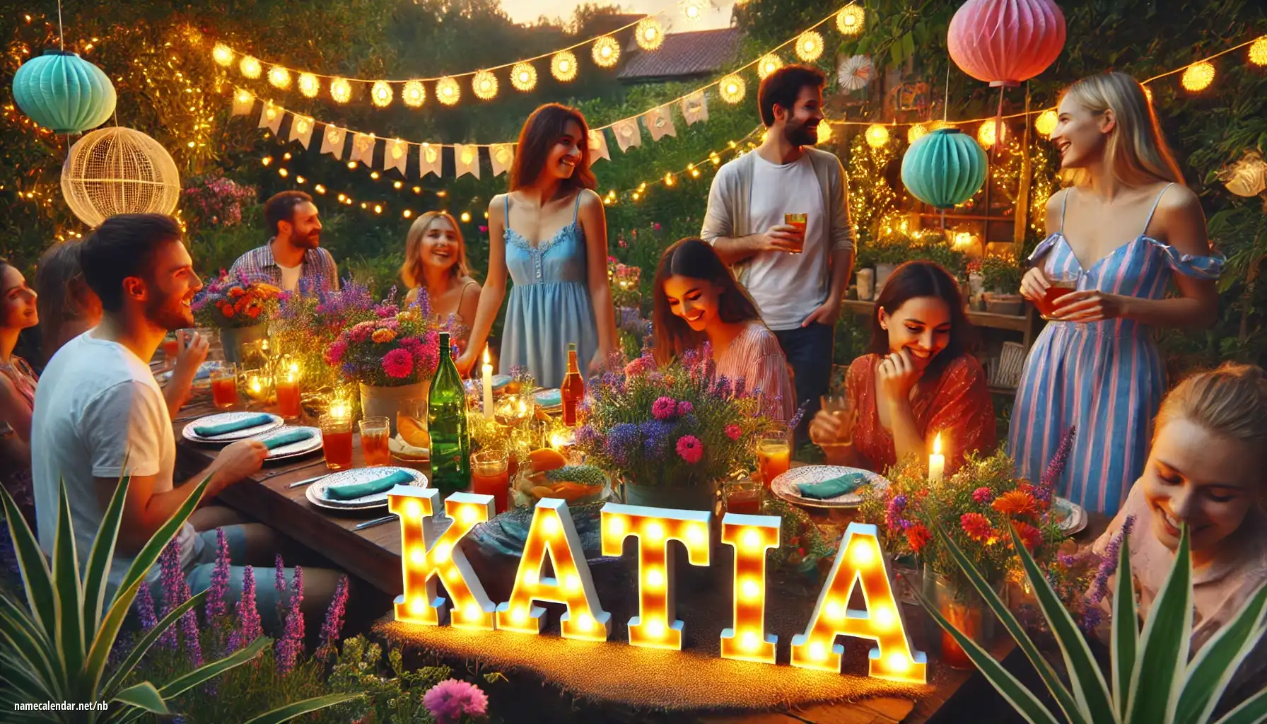 Feiring av navnedag og navn - Katia