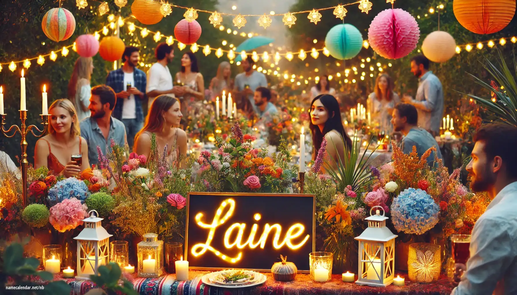 Feiring av navnedag og navn - Laine