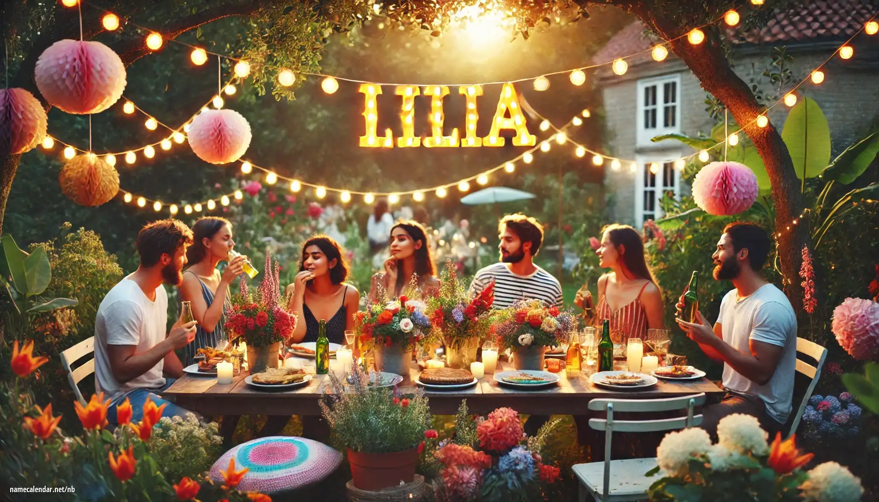 Feiring av navnedag og navn - Lilia