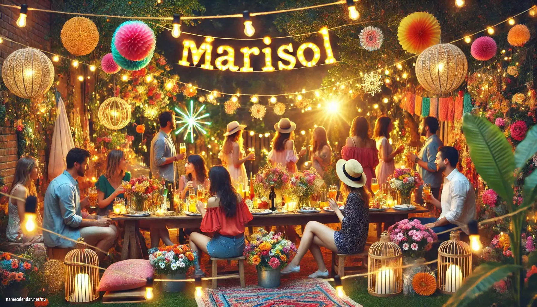 Feiring av navnedag og navn - Marisol