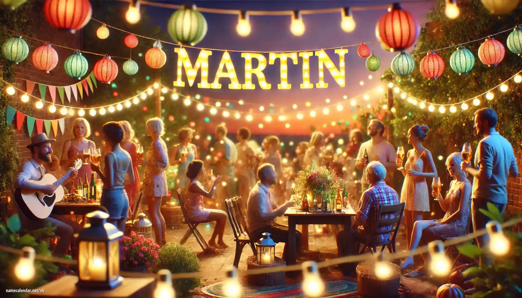 Feiring av navnedag og navn - Martín