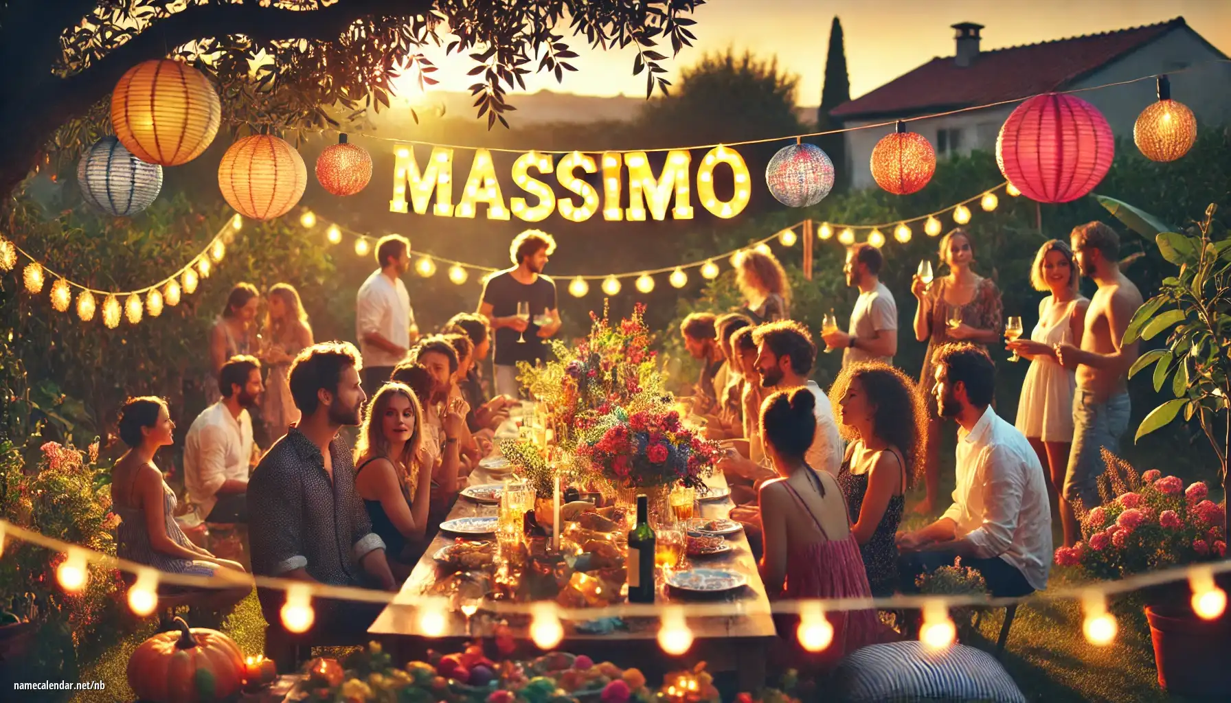 Feiring av navnedag og navn - Massimo