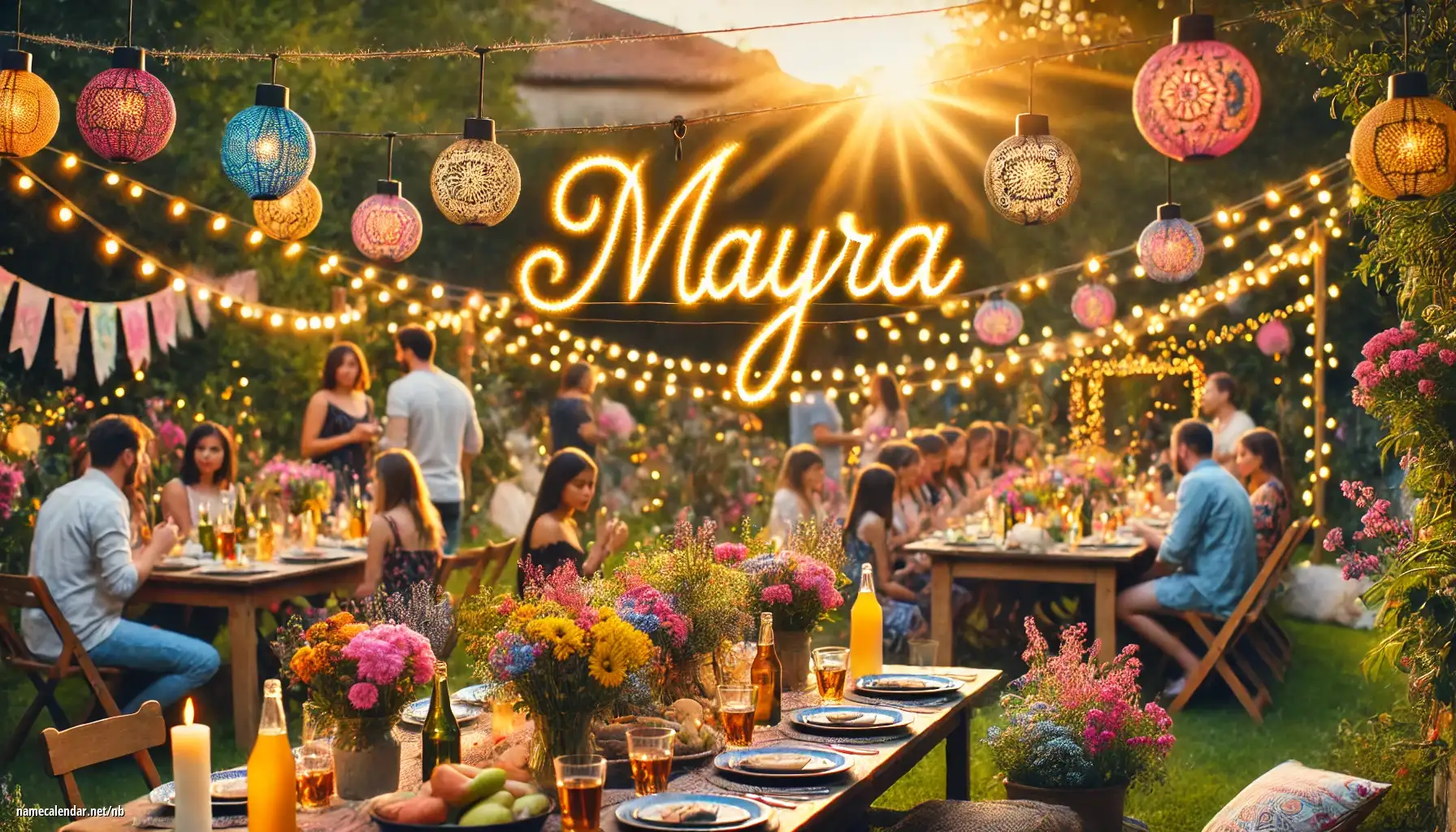 Feiring av navnedag og navn - Mayra