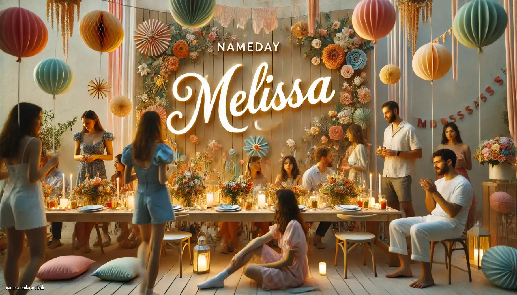 Feiring av navnedag og navn - Melissa