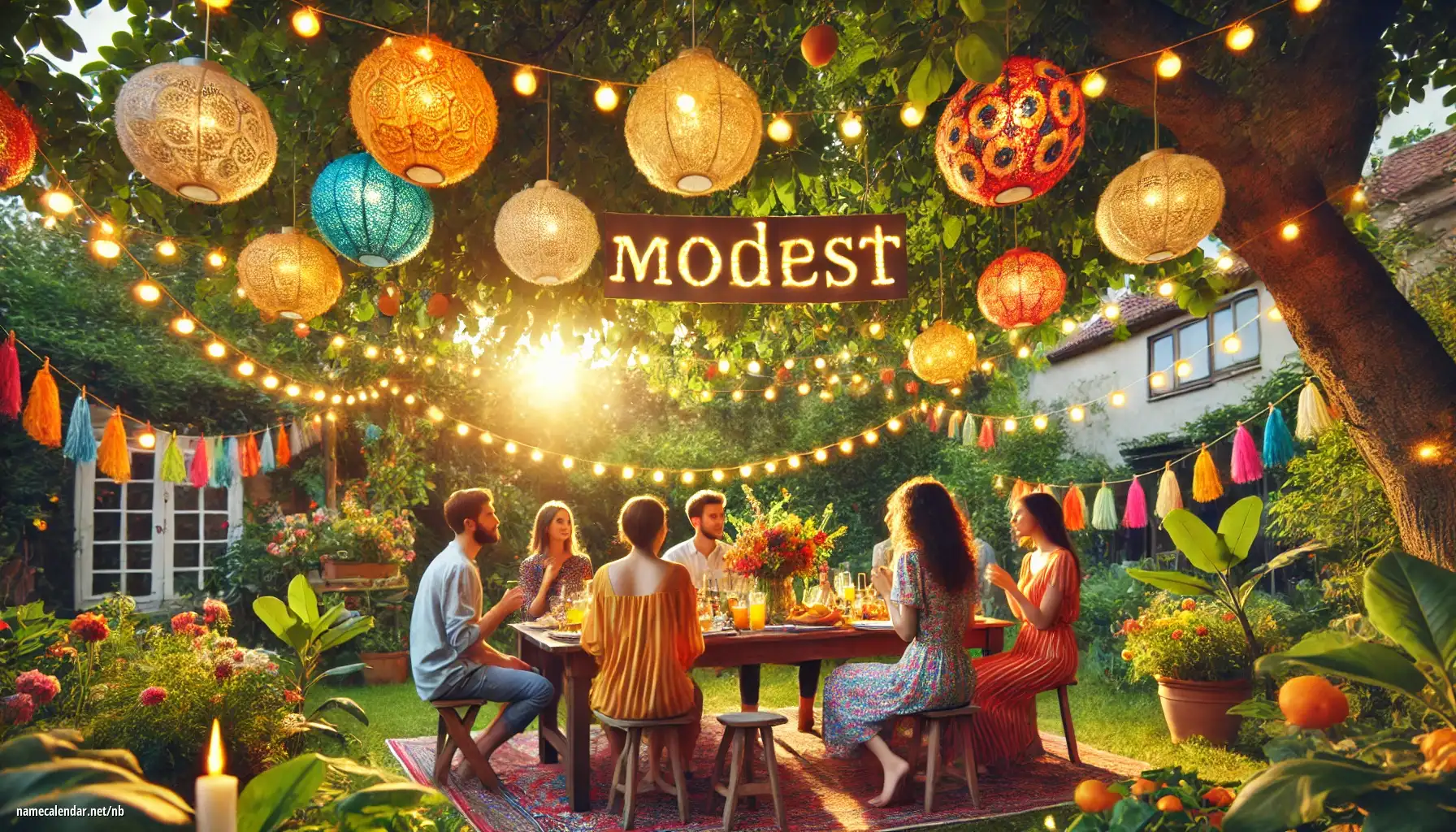 Feiring av navnedag og navn - Modest