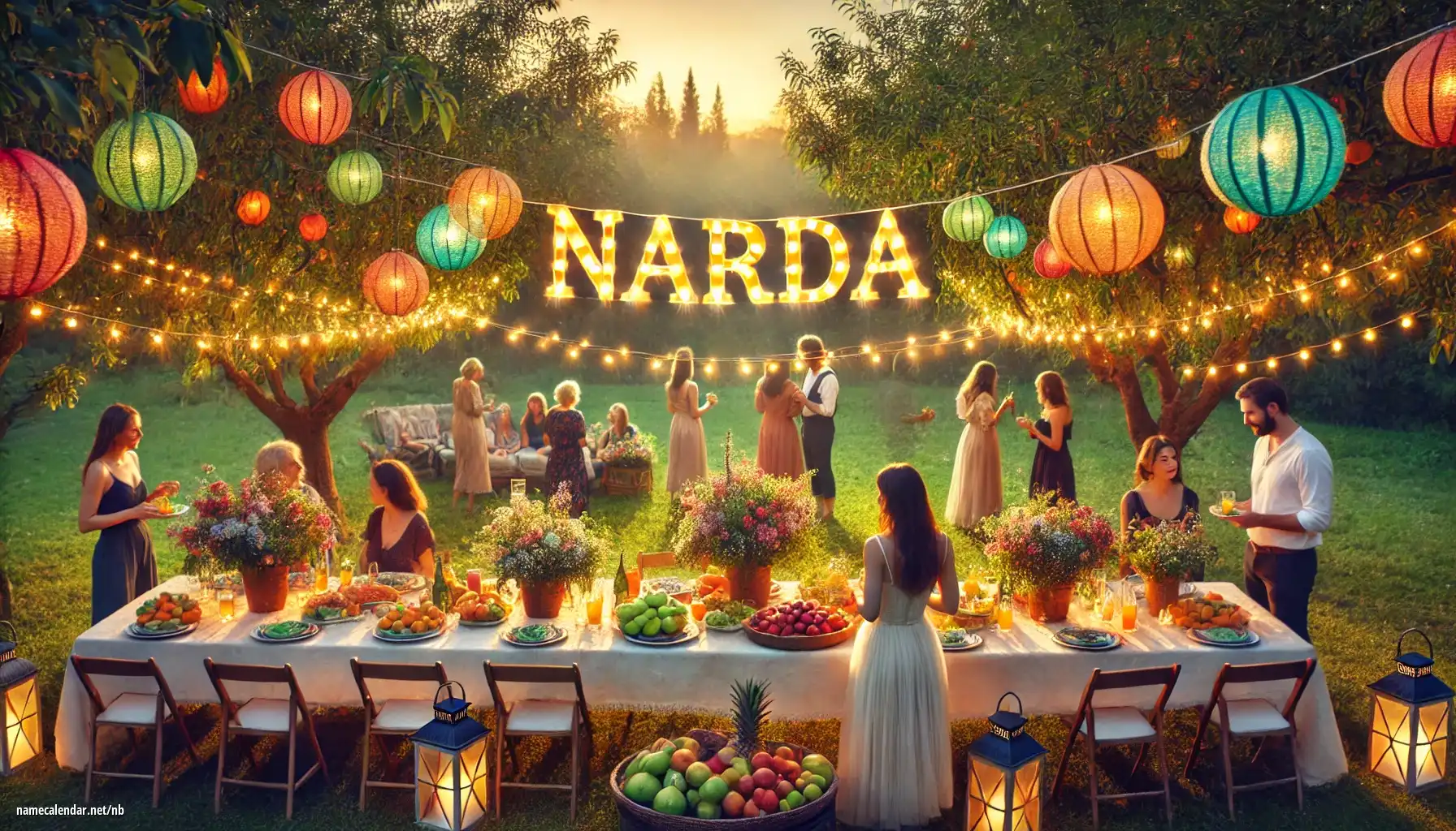 Feiring av navnedag og navn - Narda