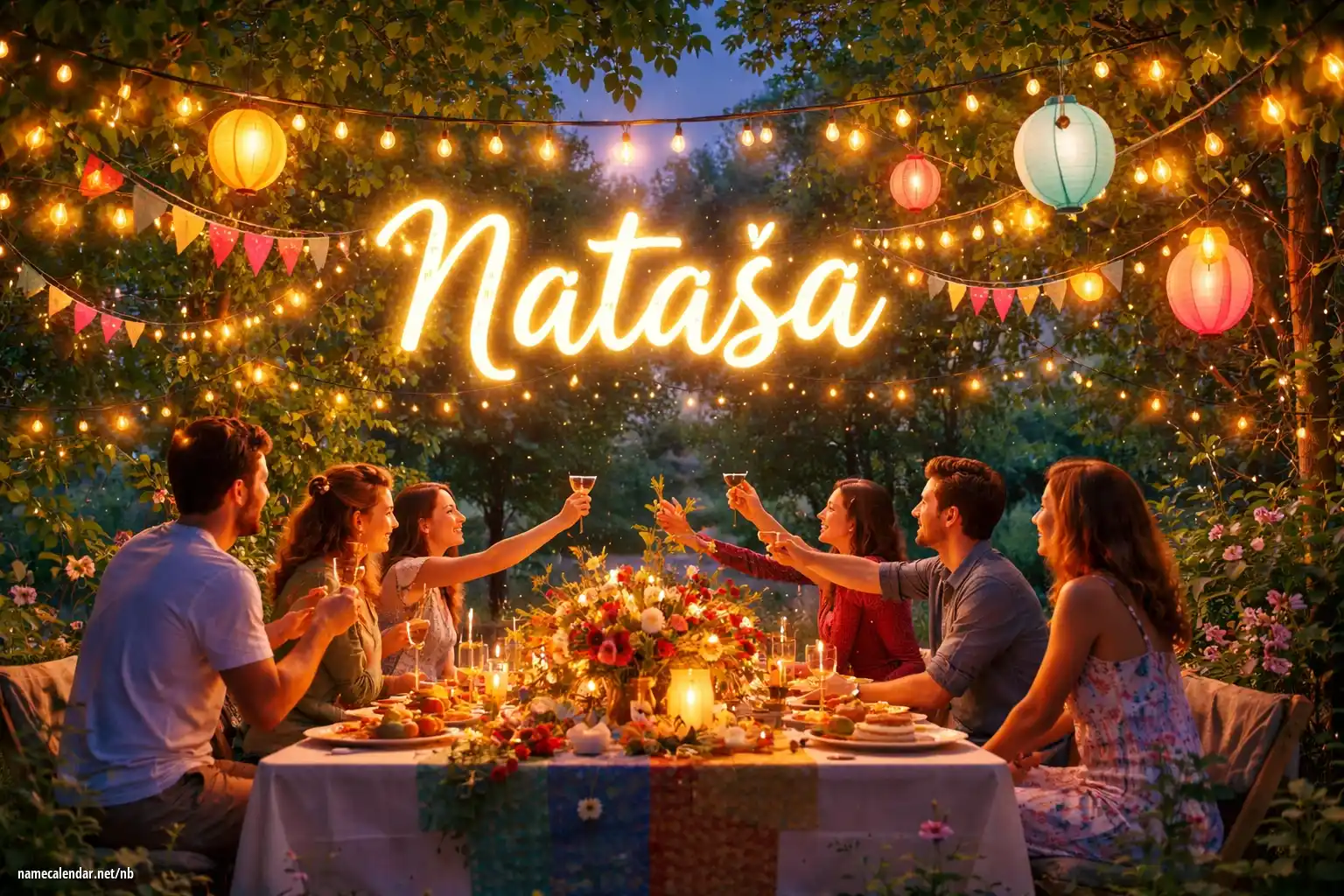 Feiring av navnedag og navn - Nataša