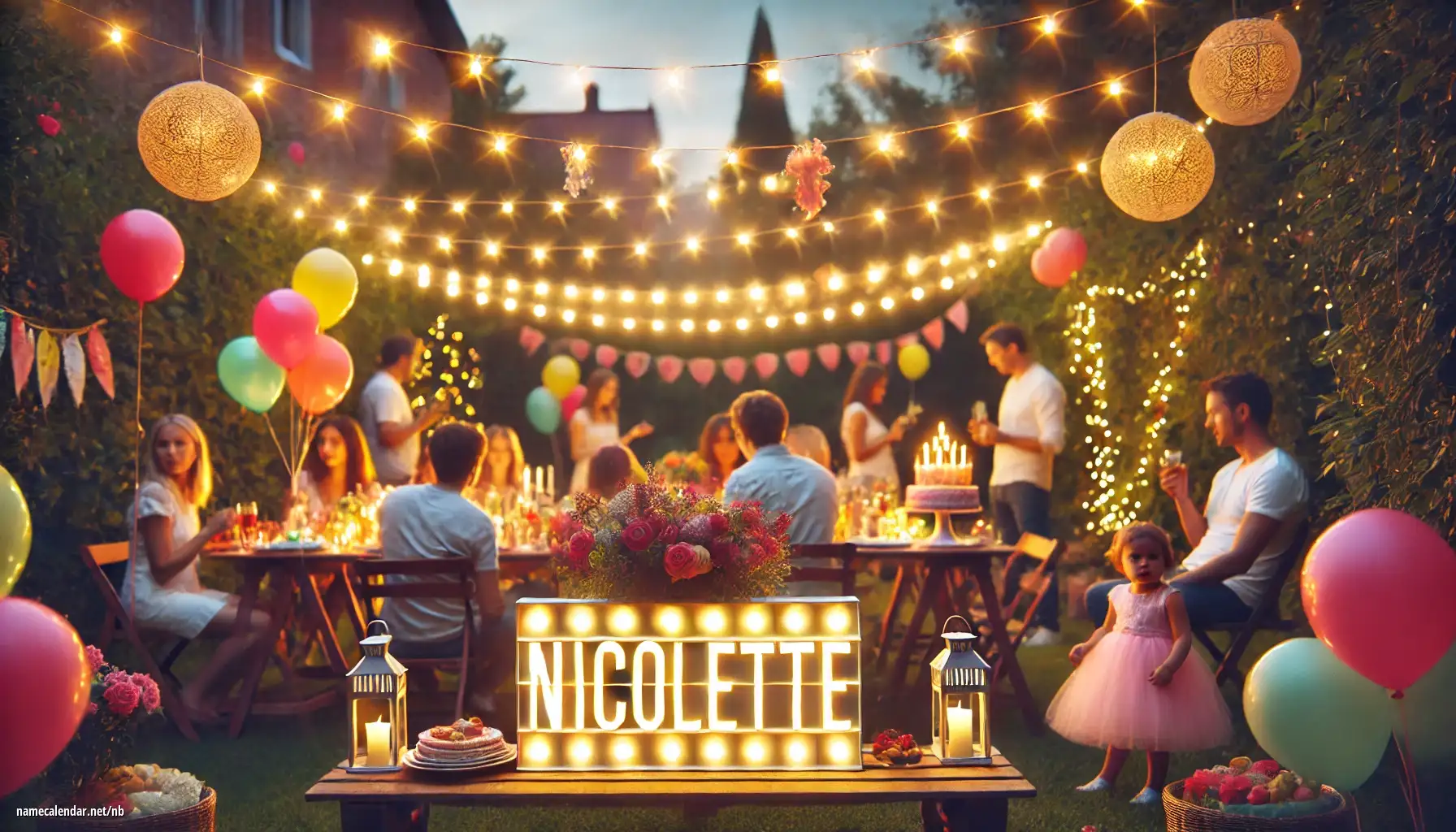 Feiring av navnedag og navn - Nicolette